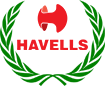 Havells logo for smart IoT electrical MCBs, circuit breakers, and power monitoring hardware integrated with WeBFooT