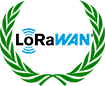 LoRaWAN logo for long range low power wireless IoT sensors and local telemetry gateways integrated with WeBFooT